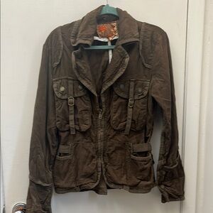 22 Corduroy Brown Women's Jacket Size Medium